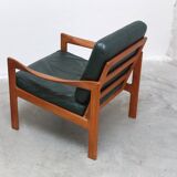 Danish pair of easy chairs by Illum Wikkelsø for Niels Eilersen, 1960s