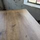 Grande table de ferme XL chêne « carrée » conférence 1950