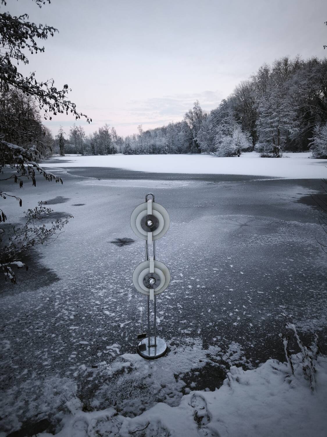 Lampadaire Op art-Space age "polar" serie vers 1963.