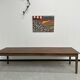 Table de ferme "Dark Brown" en chêne massif 300 X 90 cm