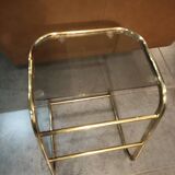 Golden side table