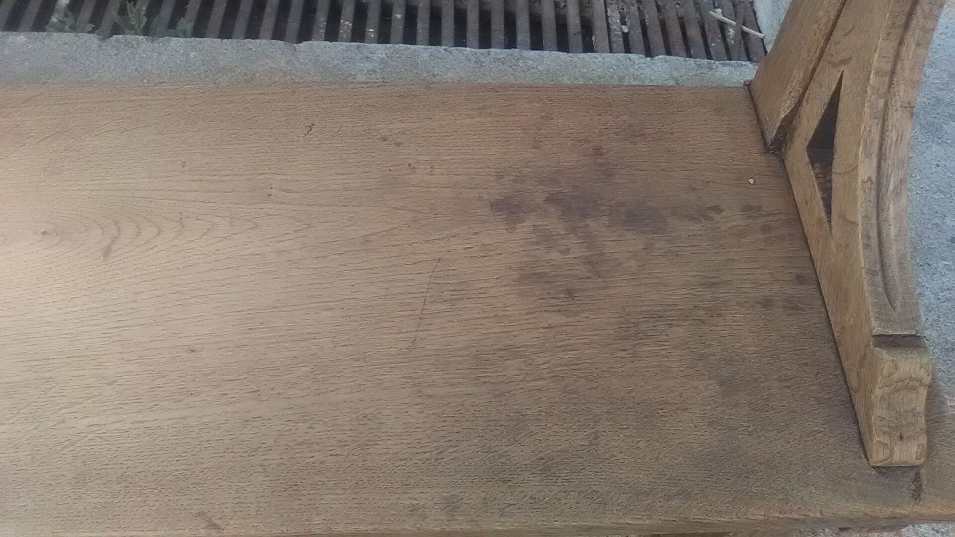 Oak church bench 2m45