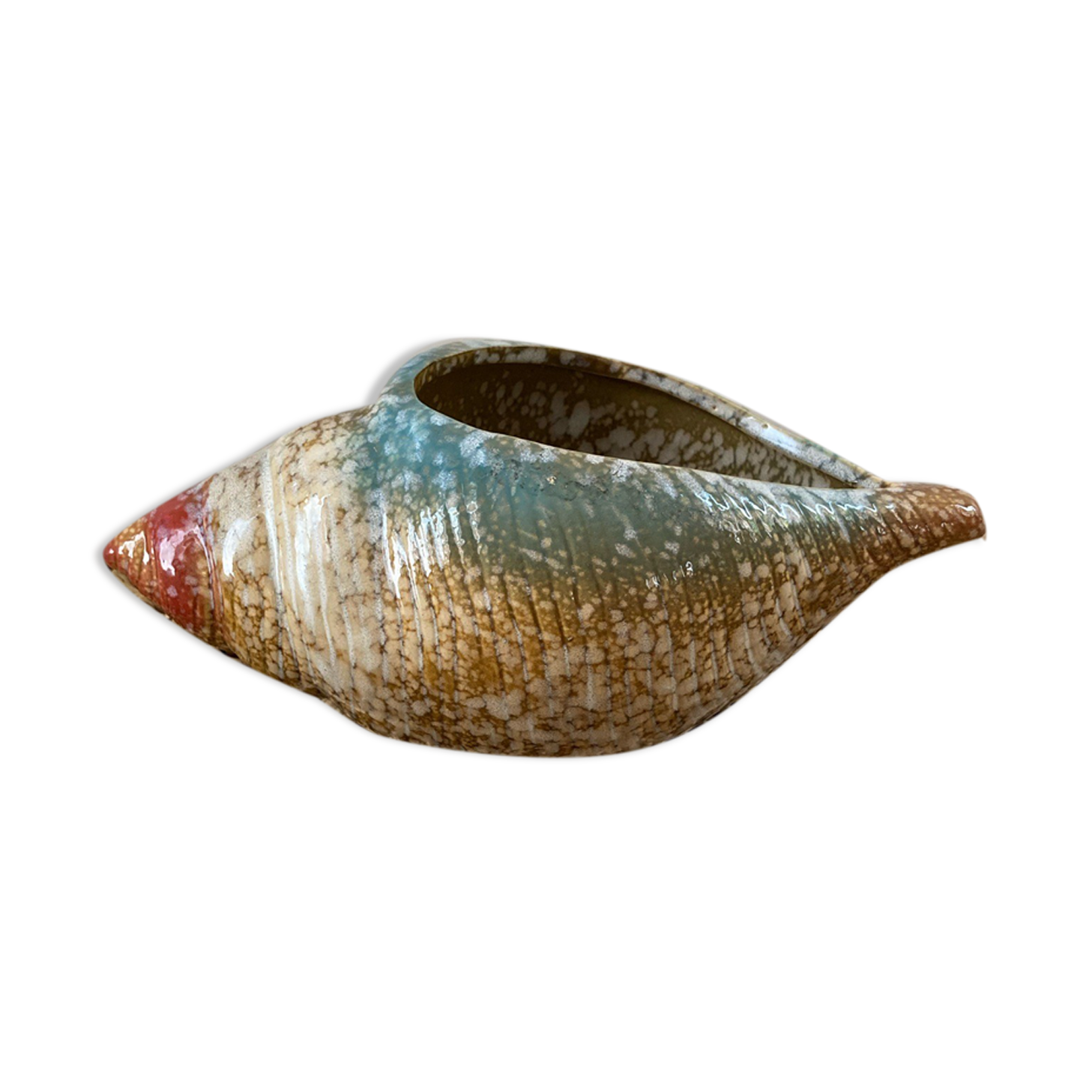 Vintage seashell ceramic