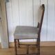 4 upholstered chairs in Henri II style