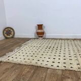 Tapis berbère a pois fait main 250 X 150 CM