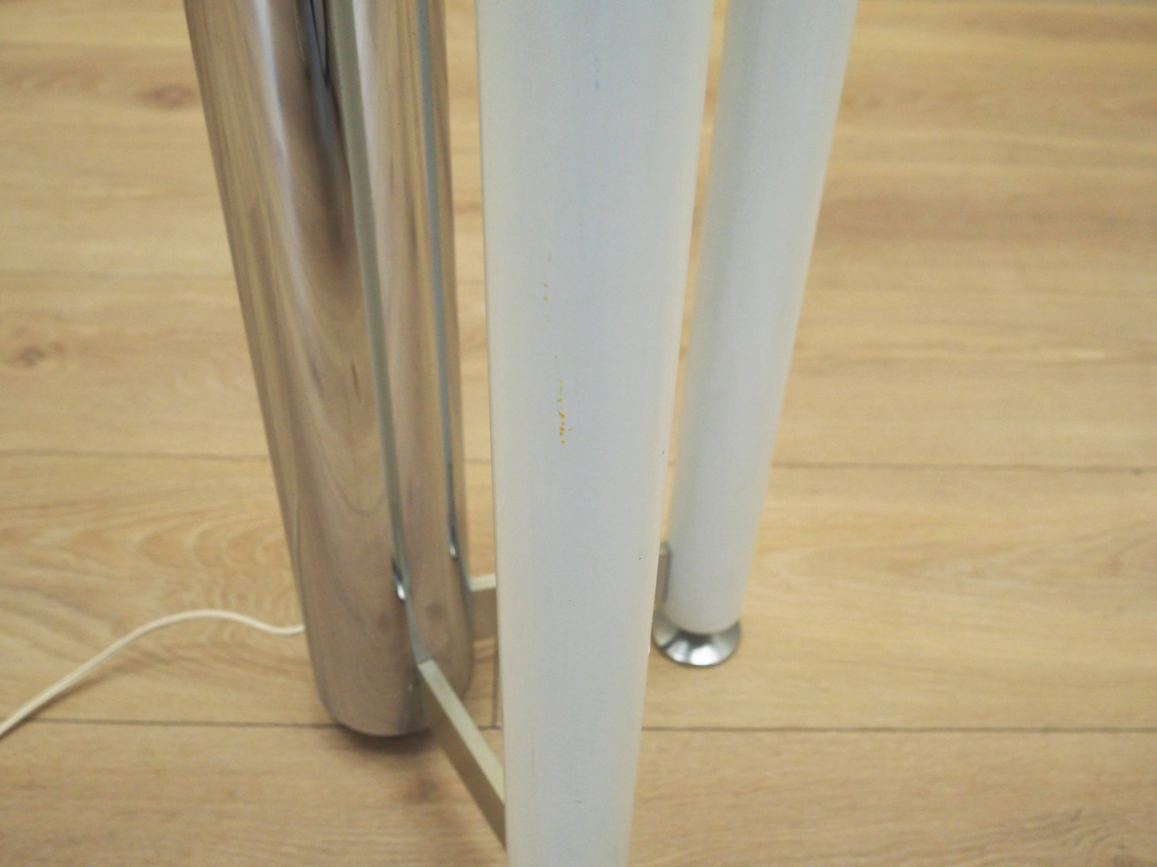 Floor lamp with ashtray, Space Age design, 1960s, production: Italy
