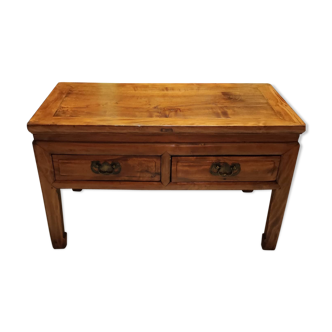 Uncluttered and sober Asian coffee table circa 1970