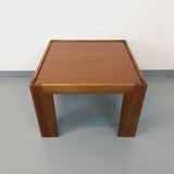 Vintage Italian square coffee table by Afra and Tobia Scarpa for Cassina