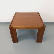 Vintage Italian square coffee table by Afra and Tobia Scarpa for Cassina