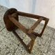 Industrial wooden stool