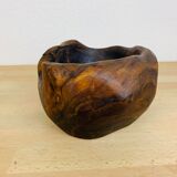 Empty pocket cut solid wood brutalist