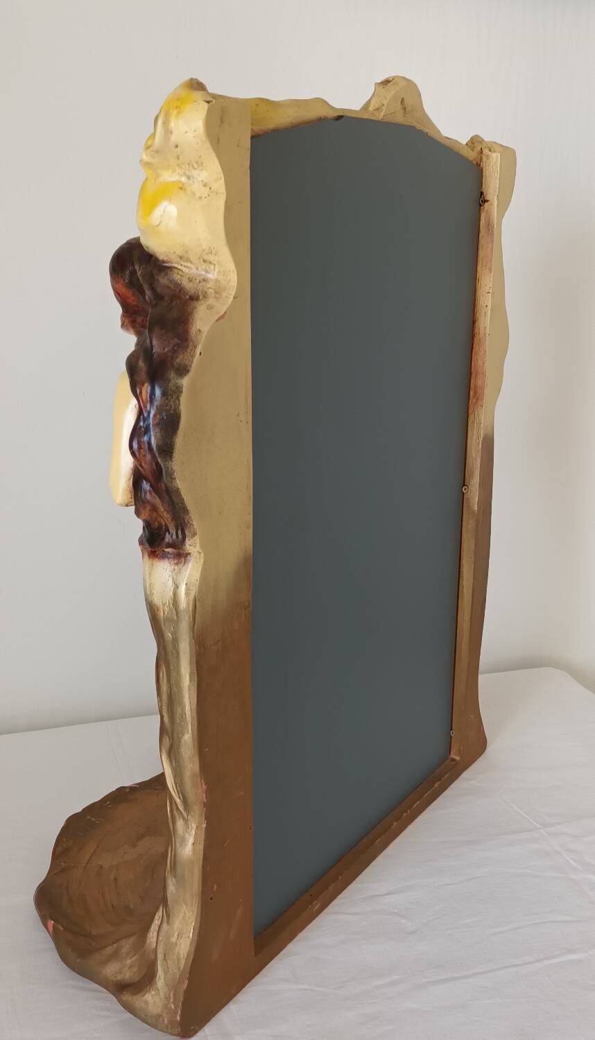 Art Nouveau tabletop mirror