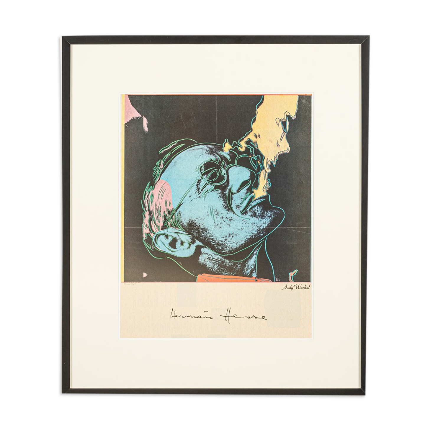 Hermann Hesse by Andy Warhol