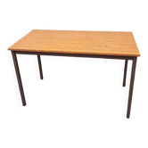 Antique table in Formica and metal