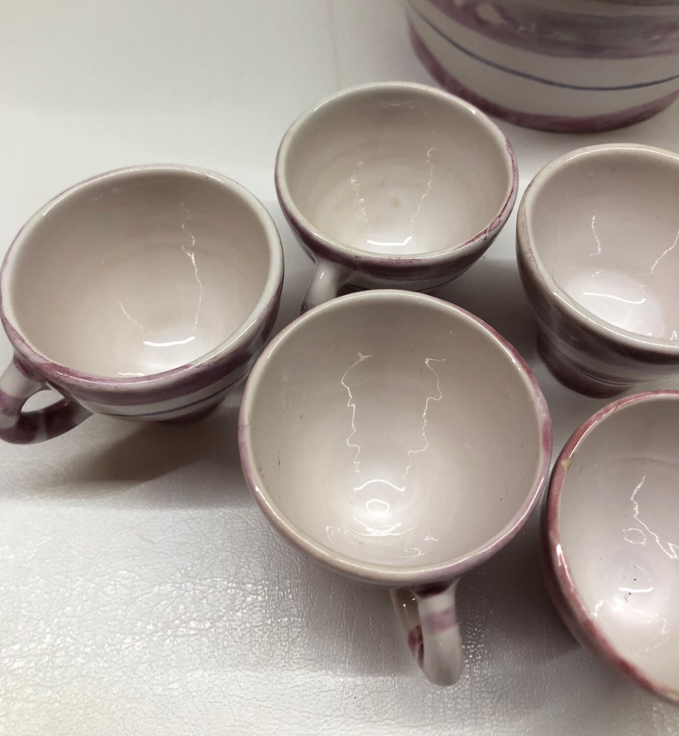 Ceramic tableware by Piccolo in Maredsous