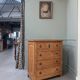 Commode ancienne campagnarde en pin massif (rénovée)