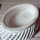 Braided earthenware cup