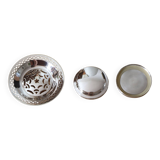 Vintage Coquillor Butter Mold In Silver Plated