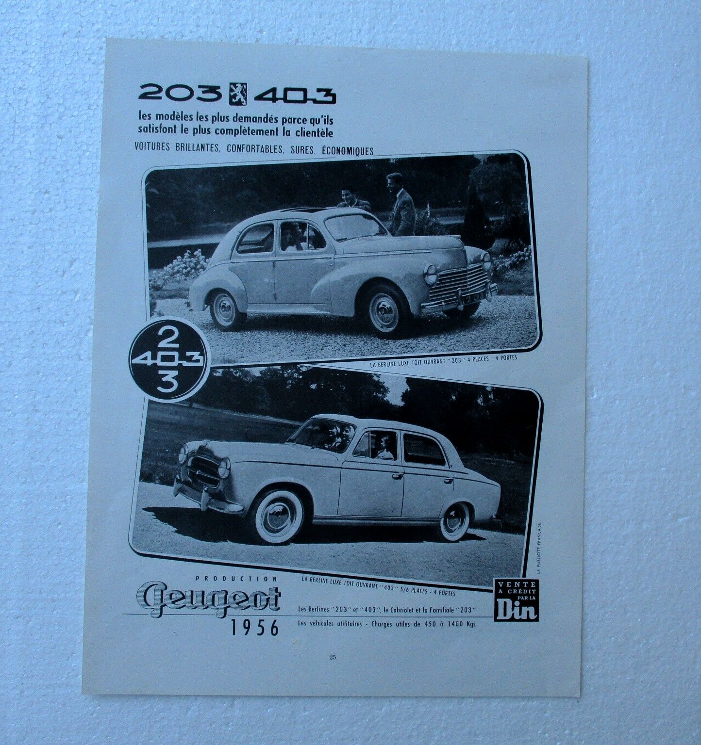 Advertising Peugeot 50s