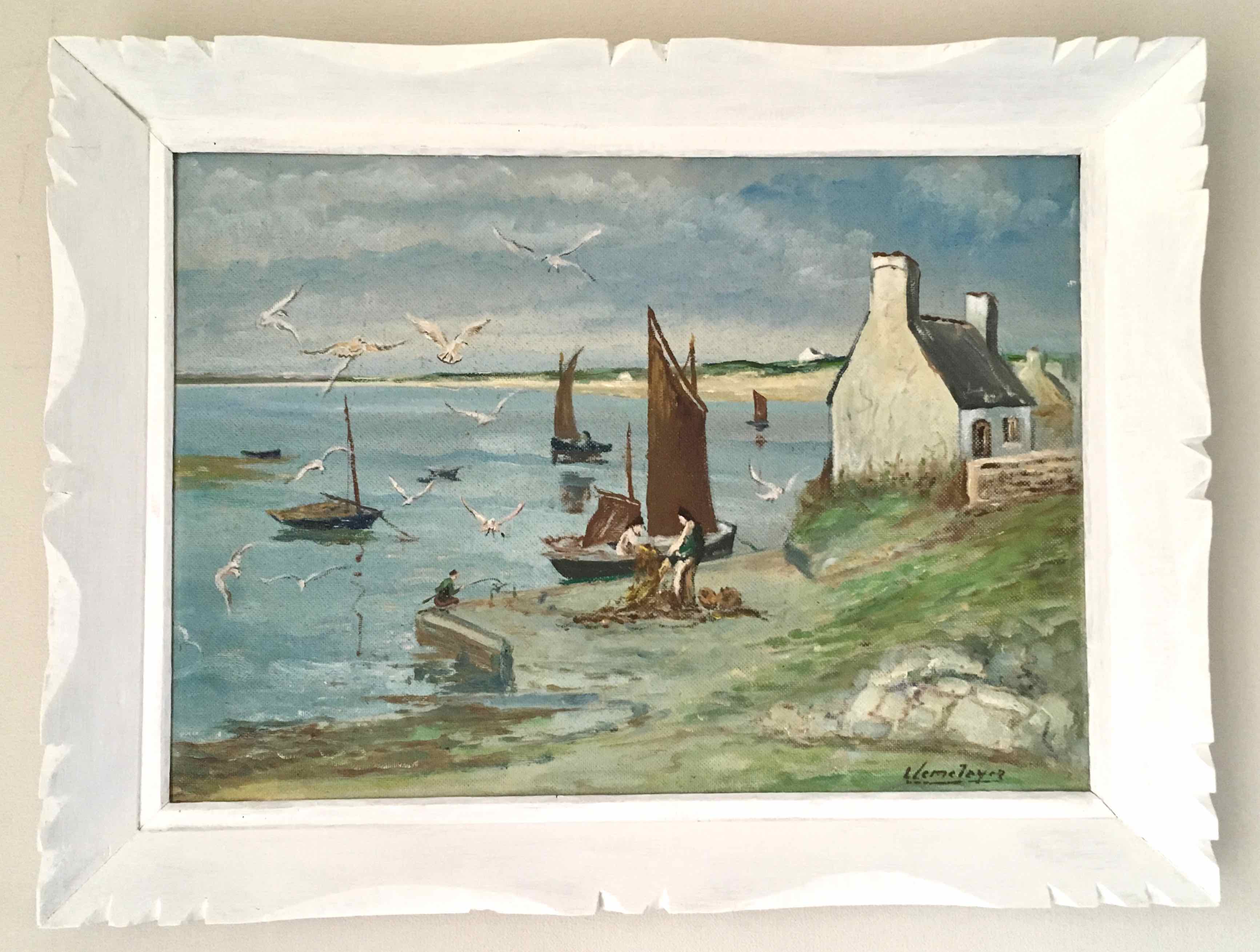 Painting former marine Brittany