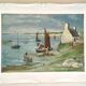 Tableau ancien marine Bretagne