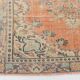 Apricot Tones Pastel Handwoven Turkish Vintage Carpet Rug, 177x273 Cm