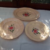 Ensemble de 3 plats Digoin