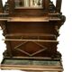 Napoleon III style coat rack in solid walnut XX century
