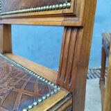 Set de 4 chaises style Louis XVI cuir
