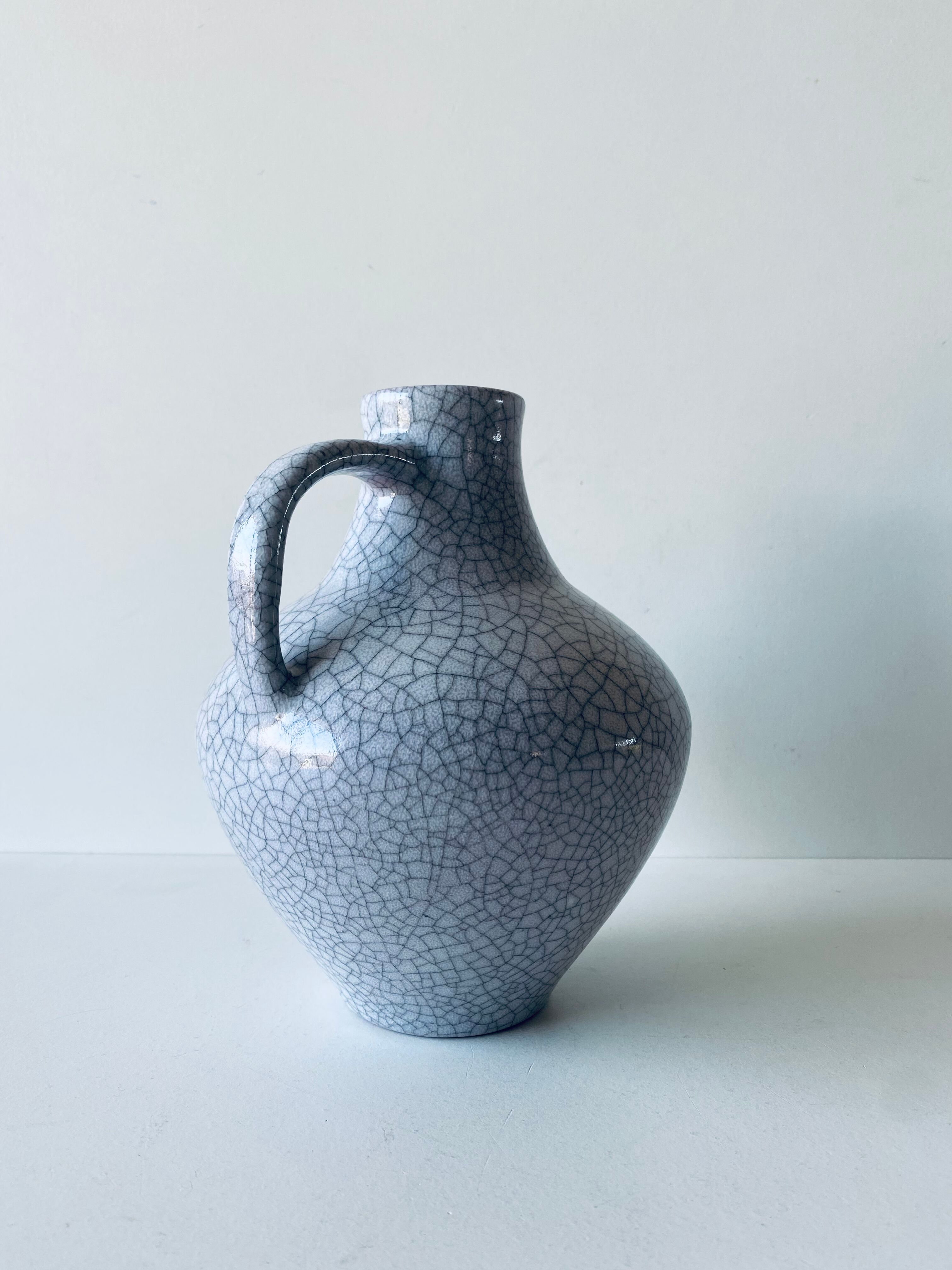 Vintage ceramic pottery cracked effect