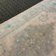 Handmade Pastel Beige Turquoise Area Rug 122x242cm