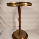 Oriental vintage pedestal table tea table