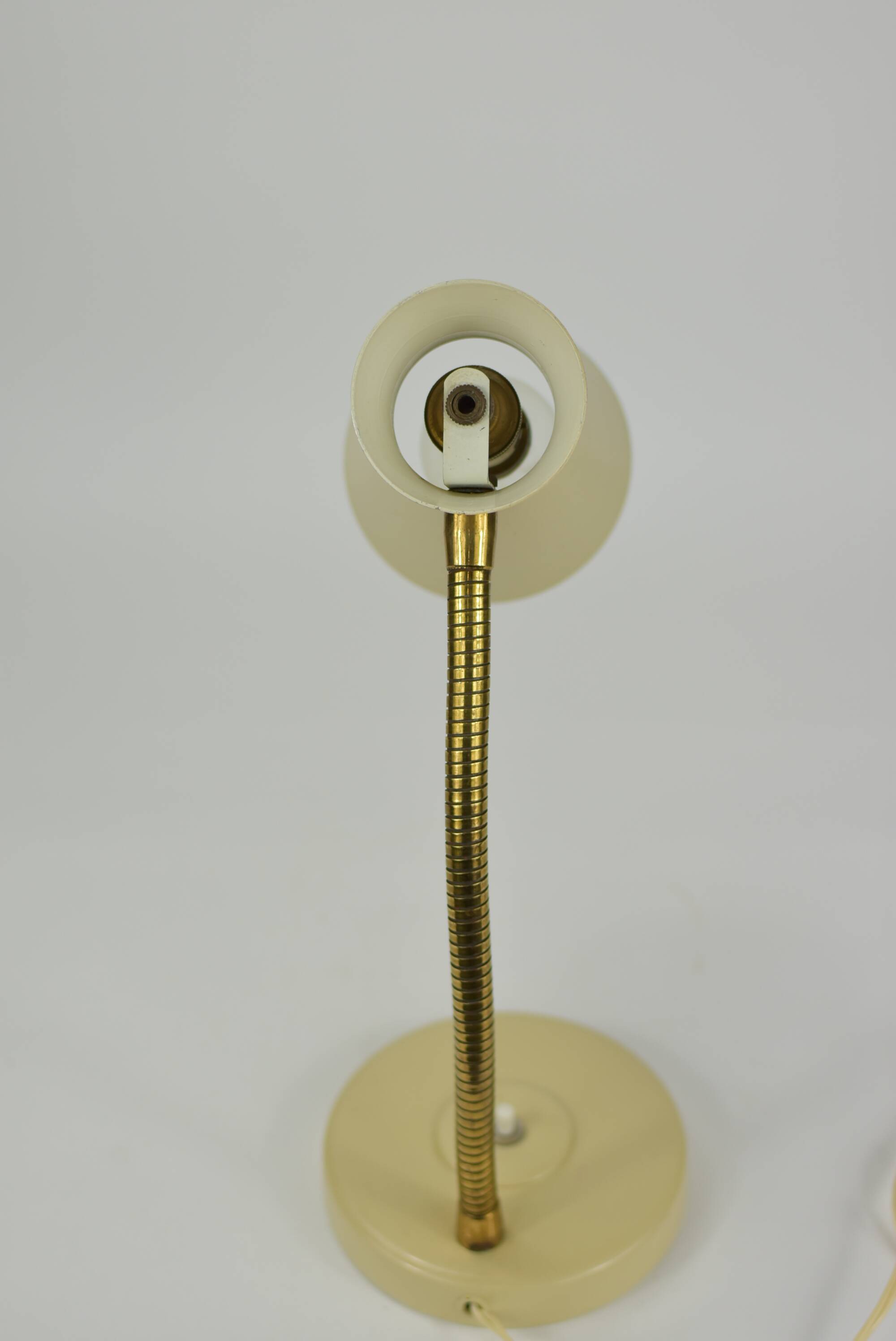 Vintage metal bedside lamp