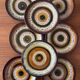 Set of 8 Vintage Sarreguemines Plates, Hawaii Model, 1970 – Ceramic
