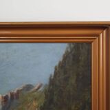 Painting "The River in the Mountains”, Scandinavian design, 1970s
