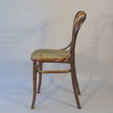 2 Bistro chairs No. 55- 3/4 by Kohn, circa 1905, caned