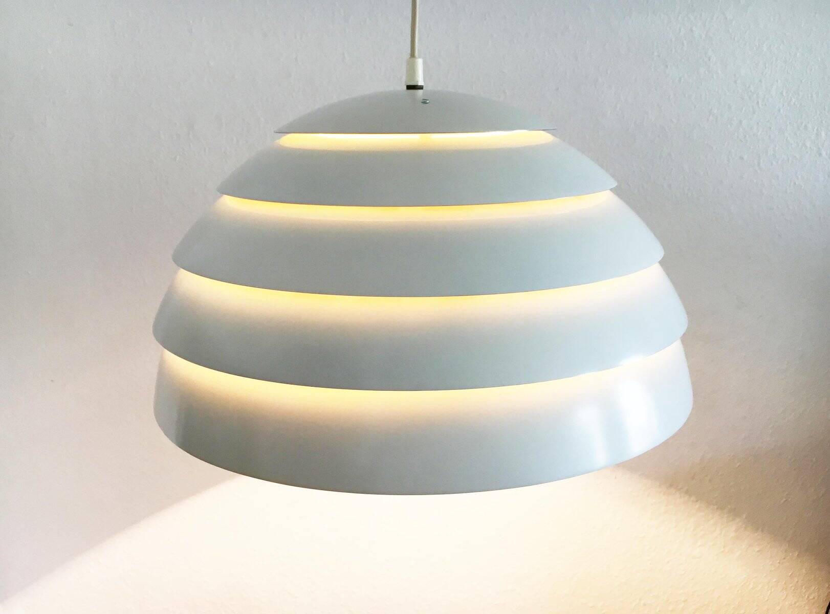 Aluminium Ceiling Lamp by Hans-Agne Jakobsson for Hans-Agne Jakobsson AB Markaryd, 1960s