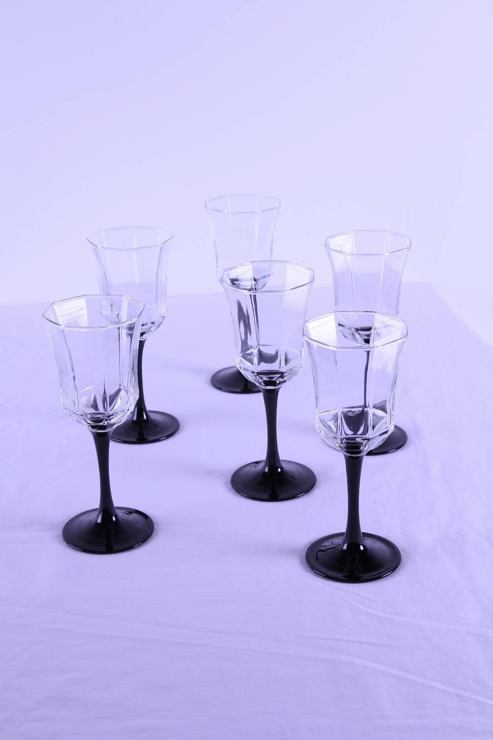 6 Arcoroc wine glasses for Esso