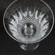 Six Saint-Louis Tommy cut crystal water glasses, height 18.3 cm.