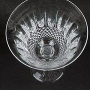 Six Saint-Louis Tommy cut crystal water glasses, height 18.3 cm.