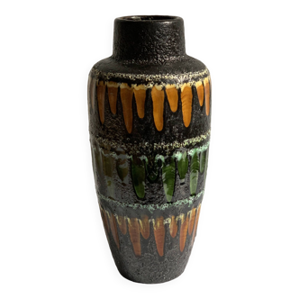 Vase vintage Scheurich fat lava West Germany 1960