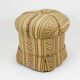 Art Deco Stool Friedrich Otto Schmidt, Pouf, Original Condition, Vienna, 1920s