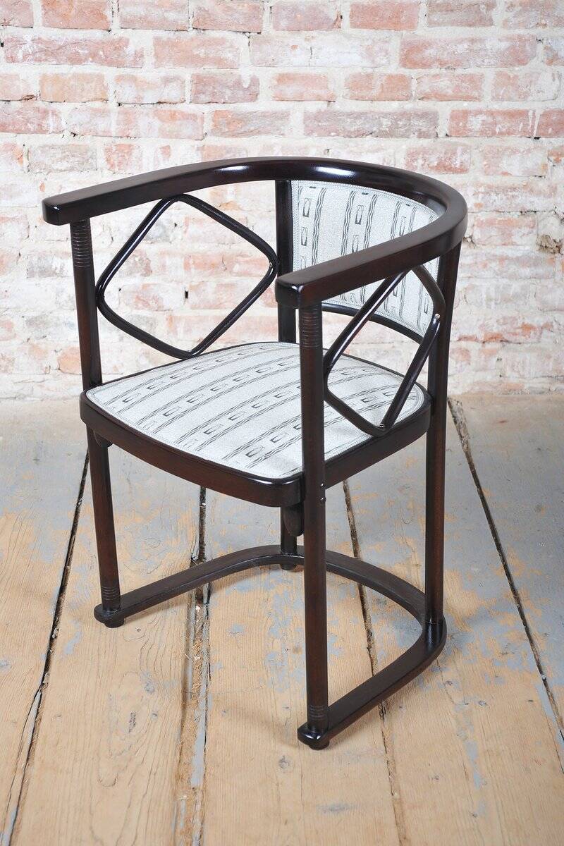 Art Nouveau Seating Set in Beech from J.F.M. Hoffmann, Austria, 1910s, Set of 3