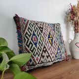 Coussin Marocain Kilim vintage ethnique
