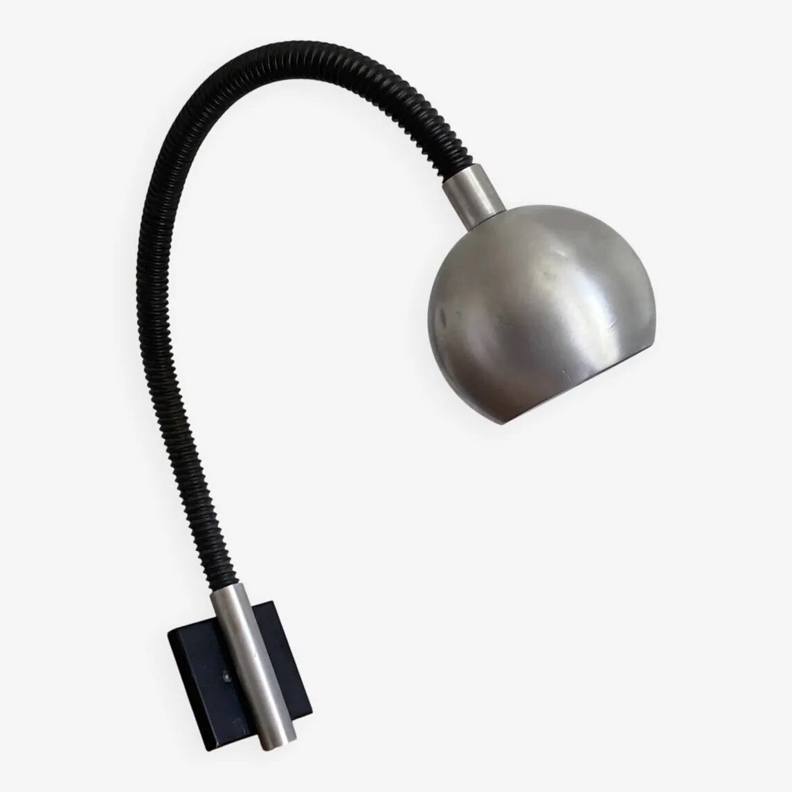 Flexible eye ball wall light by raak. 1970. 65x55cm.