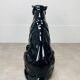 Black panther in ceramic floor 76 cm