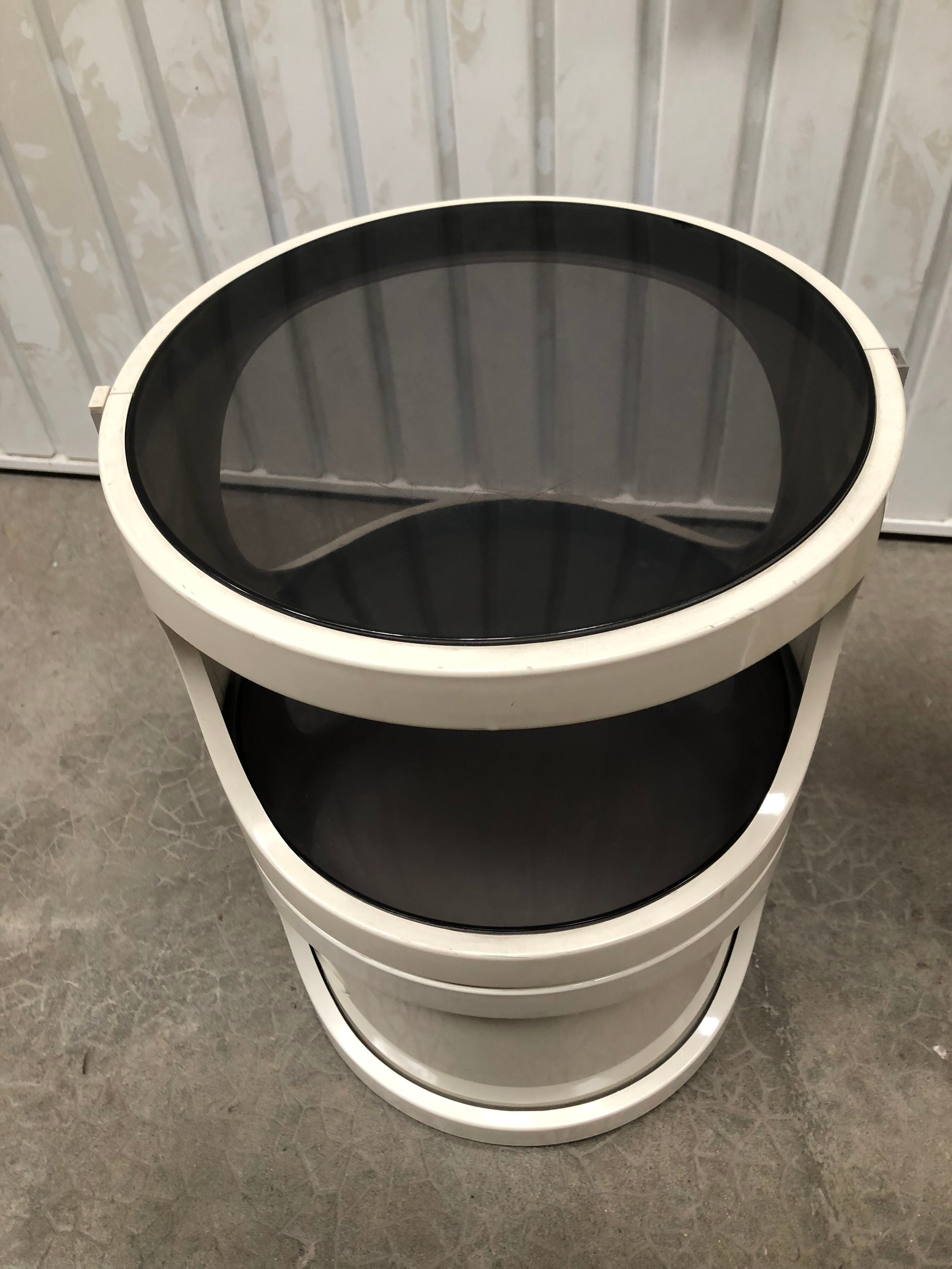 Pair of bedside tables 4 modules 1970