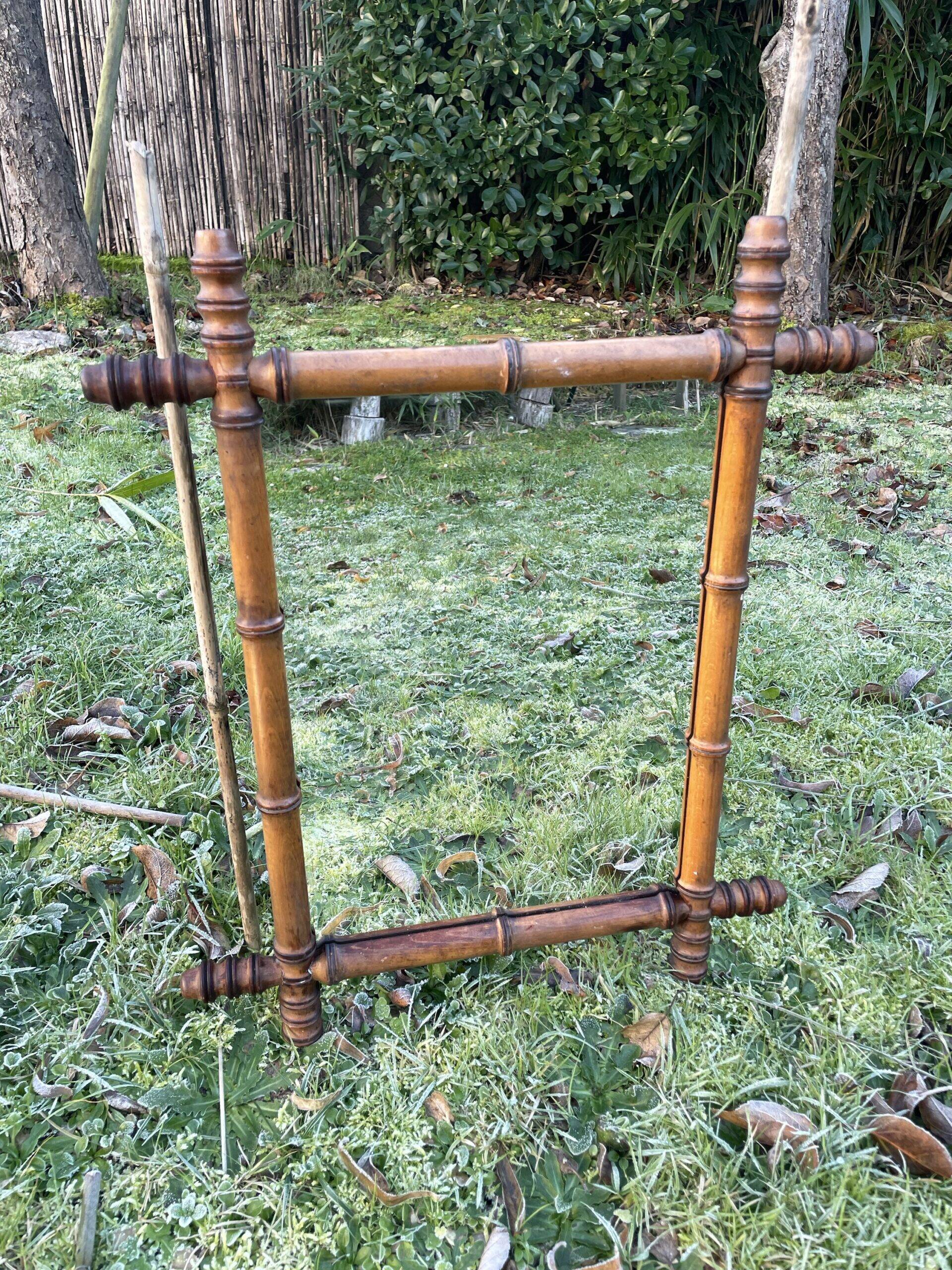 Ancient bamboo mirror