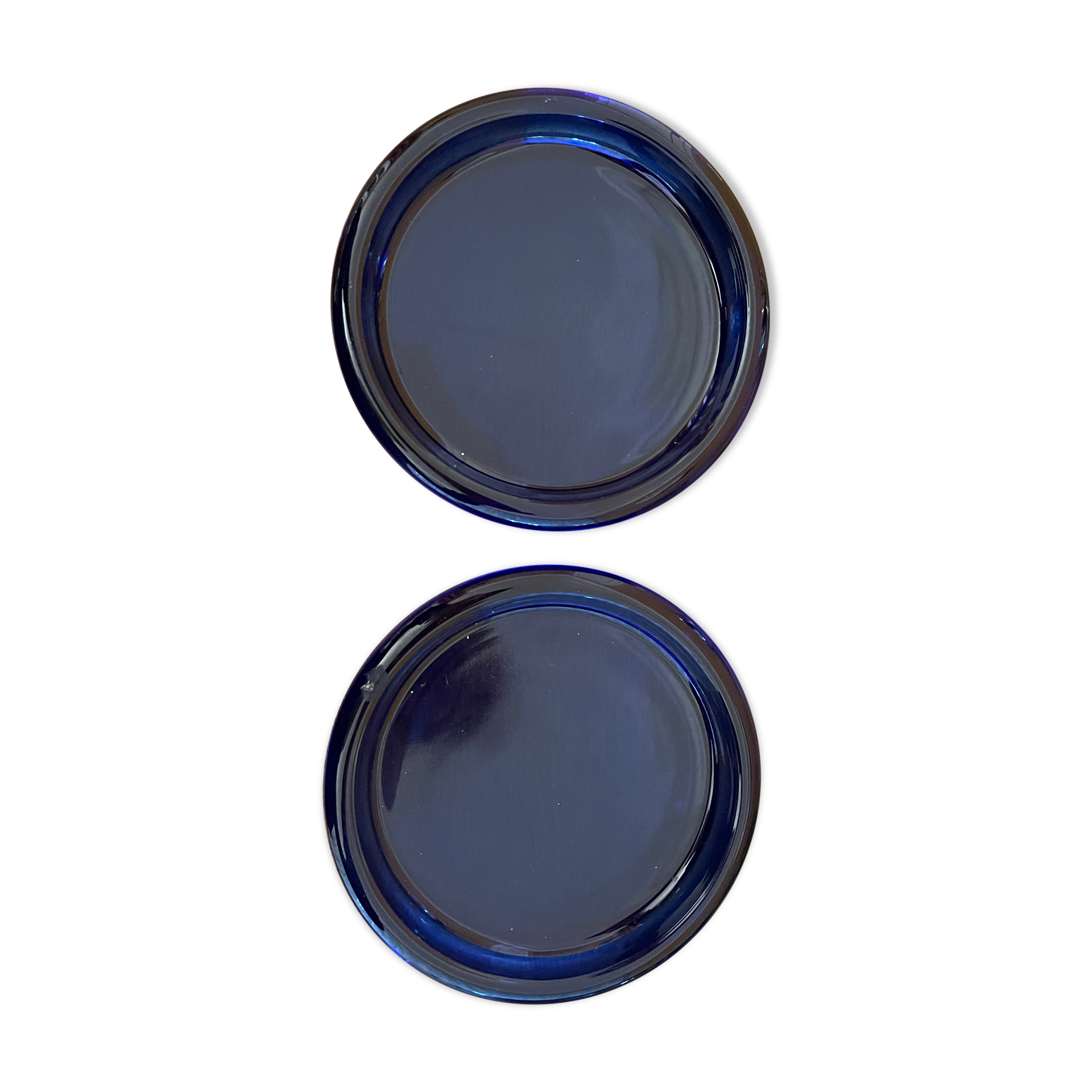 Thick glass bottle coasters