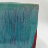 Square art deco pot cover of Thulin pottery